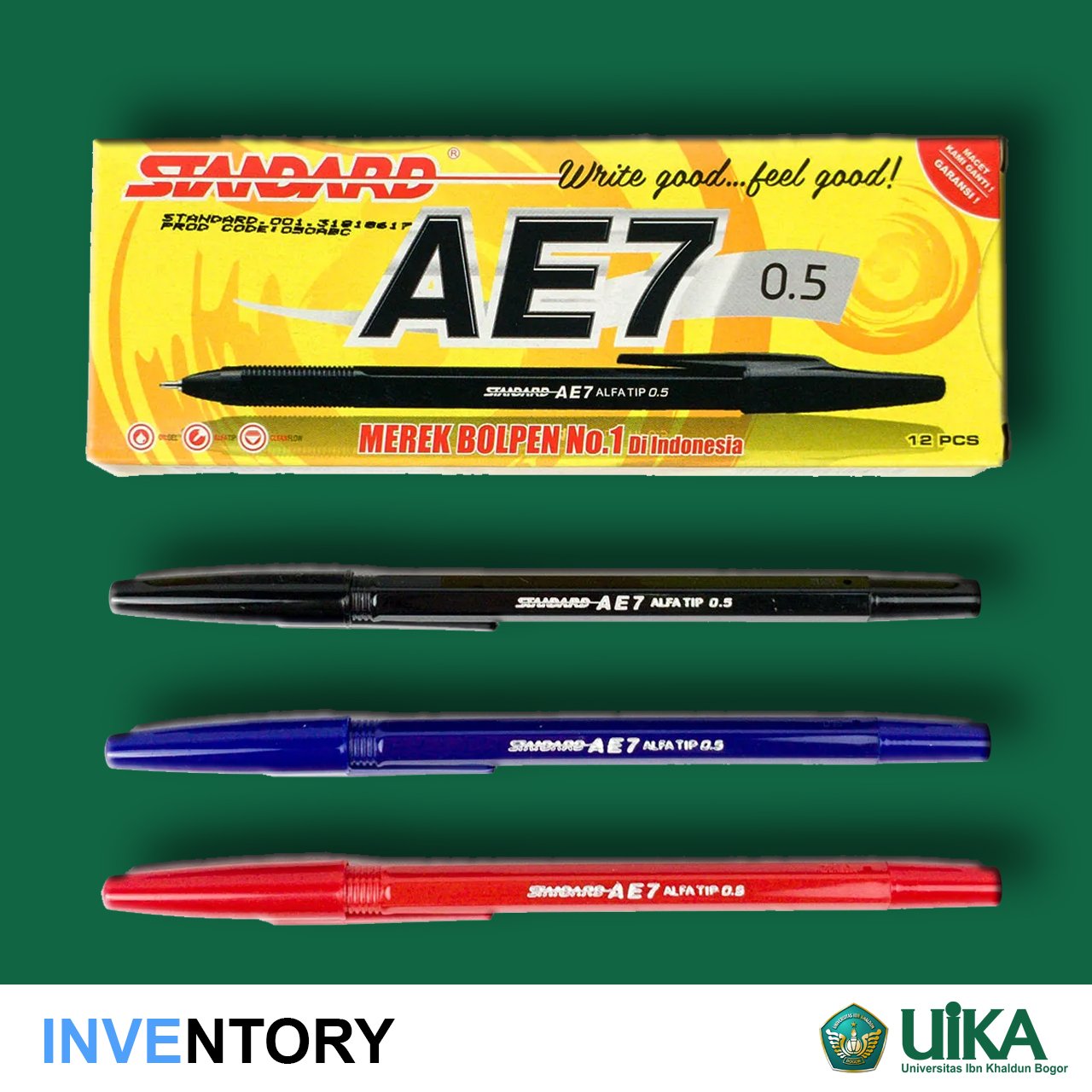 Pulpen Standar all warna
