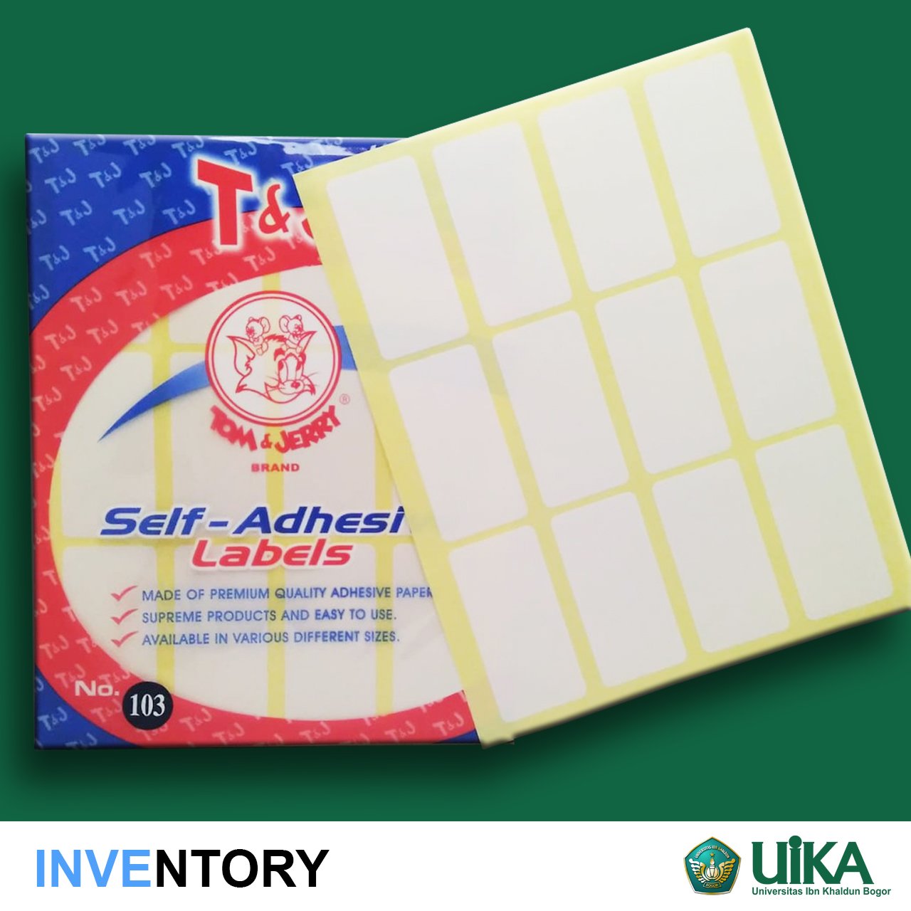 Label T&J No.103 (besar)