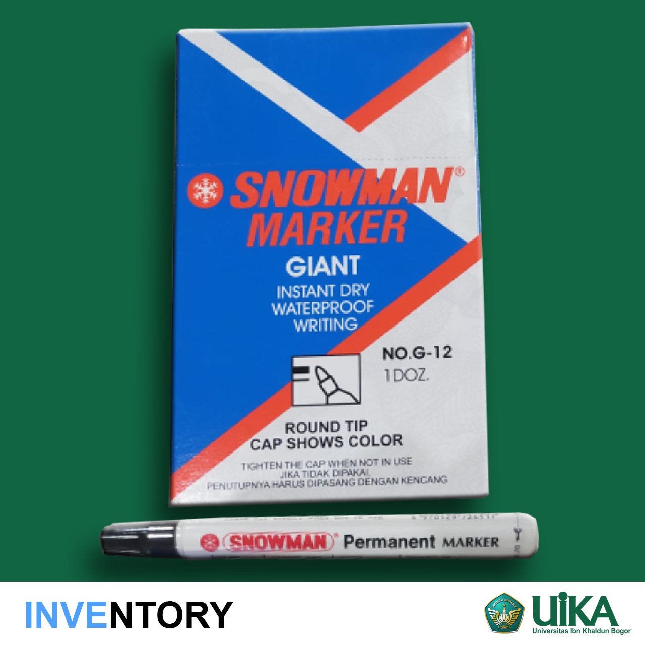 Spidol Permanent Marker Hitam