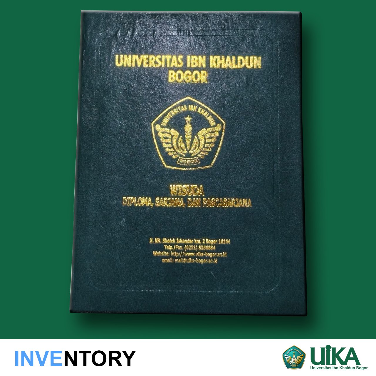 Map Wisuda (Hijau Tua)